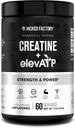Jacked Factory Tinatine + ElevATP - 60 Hizmet, Unflavoured Energy & Endurance - 60 Hizmet, Unflavoured