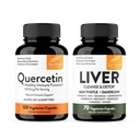 Quercetin του Sandhu 1000mg & Liver Cleanse & Detox Κάψουλες.