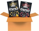 HALLS Minis Cherry and Honey Lemon Sugar Free Cough Drops Variety Pack, 2 τσάντες, 4 συσκευασίες (96 συνολικές σταγόνες)