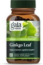 Gaia Herbs Ginkgo Leaf - Geleneksel olarak sağlıklı Circulation & Brain Function* - Herbal Supplement - 60 Vegan Sıvı Phyto-Capsules (20-Day Supply)