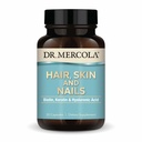 Dr. Mercola Saç, Skin ve Nails - Biotin, Keratin & Hyaluronic Asit - Premium Kalite - Sağlıklı Aging - Non-GMO, Gluten-Free & Soy-Free - 30 Capsules (30 hizmet)