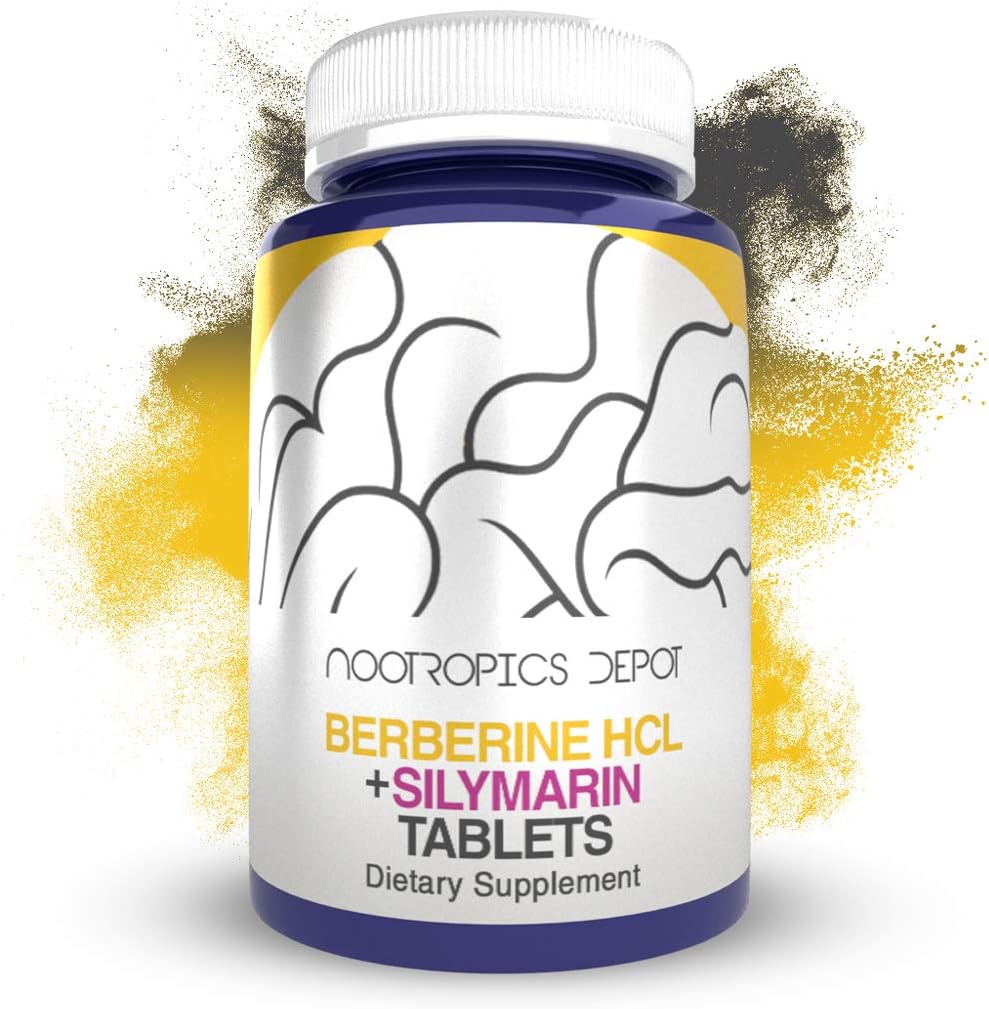 Nootropics Depot Berberine HCL + κάψουλες Silymarin 