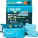 Cliganic Mosquito Repellent Pack (2 Bilebands + 4 RekWs) - Atıcı, Doğal DEET-Free, Essential Oil Infüzyon