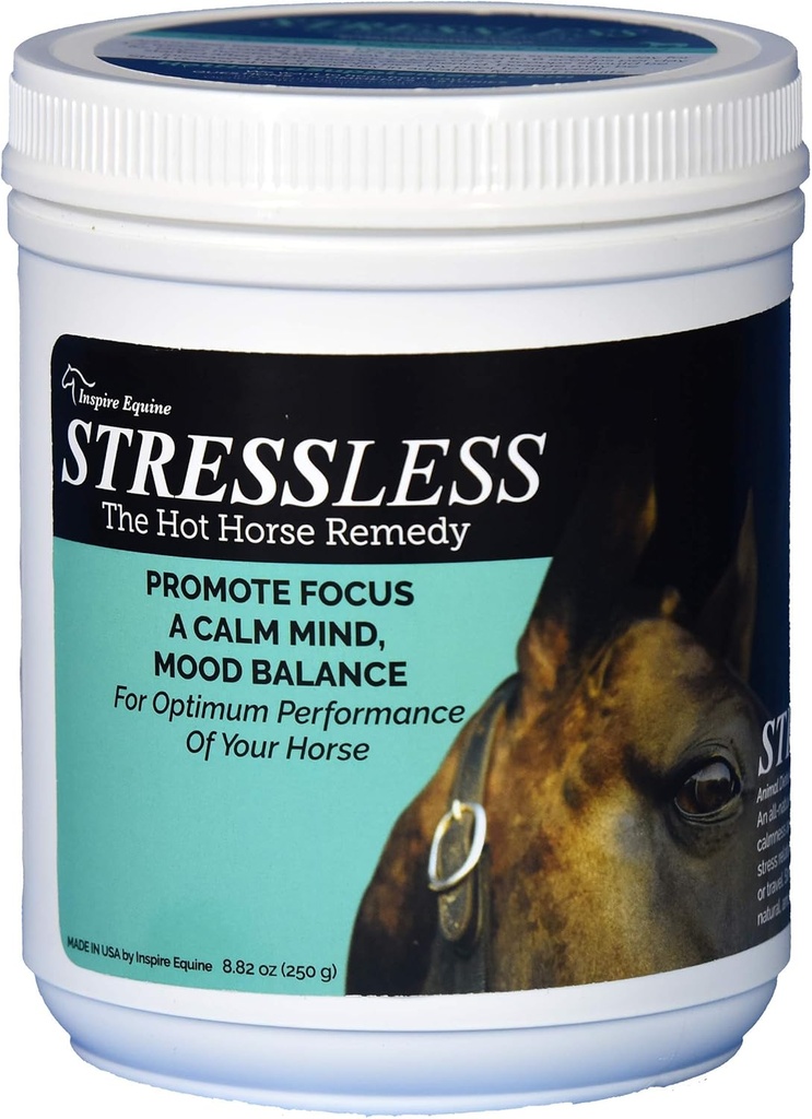 StresLess Hot Horse Supplement - 60 Day Supply - Calm & Focus - All Natural