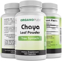 ORGANOPLEX - Chaya (Σπάνια των Τριών) - Σκόνη φύλλων – 180 κάψουλες Veggie