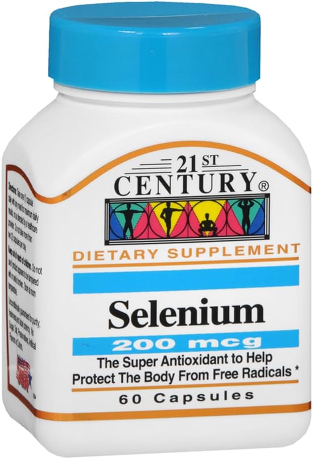 21st Century Selenium, 200 mcg, 60 Capsules