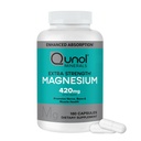 Qunol Magnezyum Capsules 420 mg, 100% DV, High Abxia Supplement, Ekstra Kuvvet, Bone and Muscle Health Supplement, 180 Kont