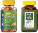 Noor Vitamins Adult Gummy Bundle - Συμπληρώματα βιταμινών Halal - 2 Τιμή Φιάλη