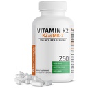 Bronson Vitamin K2 MK-7 Menaquinone 100 mcg Non-GMO, 250 Capsules