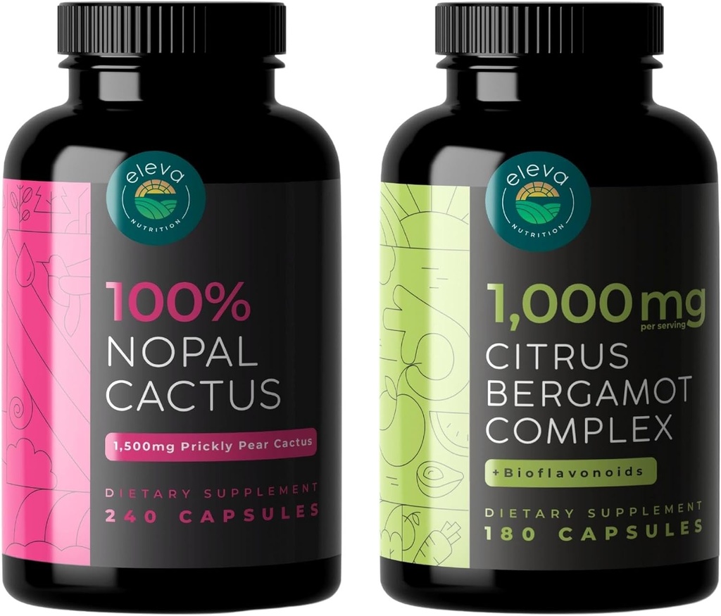 Nopal Cactus Capsules and Citrus Bergamot Complex + Bioflavonoids Bundle