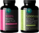 Nopal Cactus Capsules ve Citrus Bergamot Kompleks + Bioflavonoids