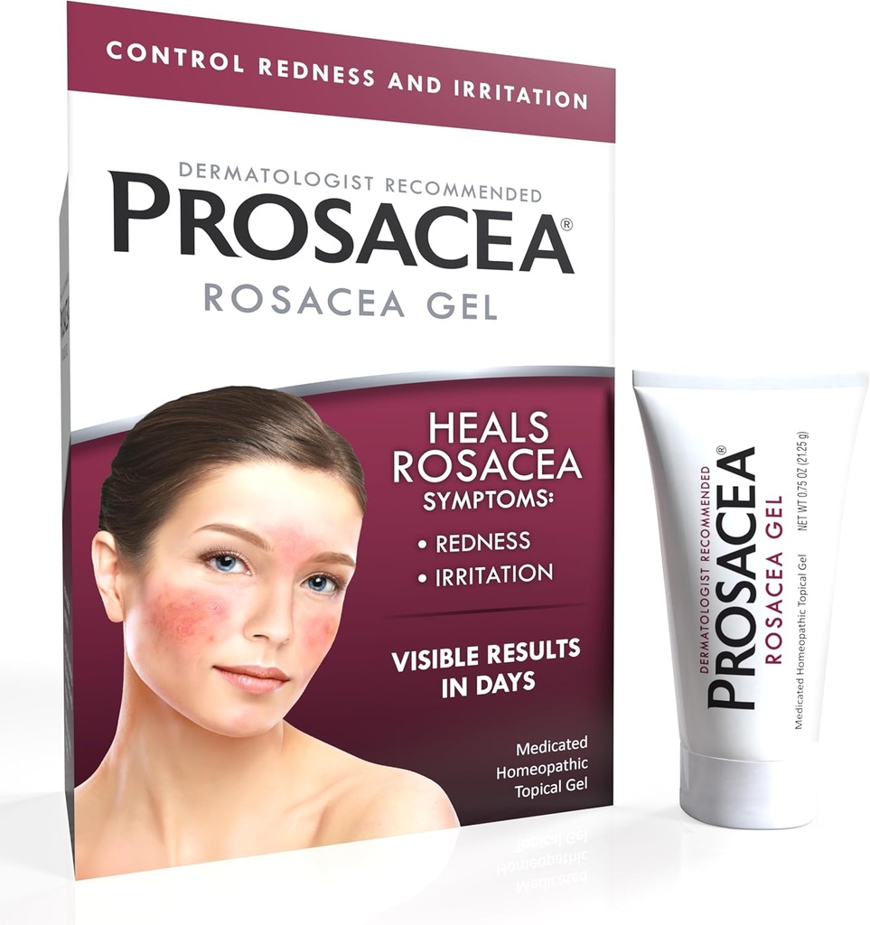 Prosacea - Face için Rosacea Tedavisi - Redness, Pimples ve Irritation - Fragrance Free - 0.75 oz