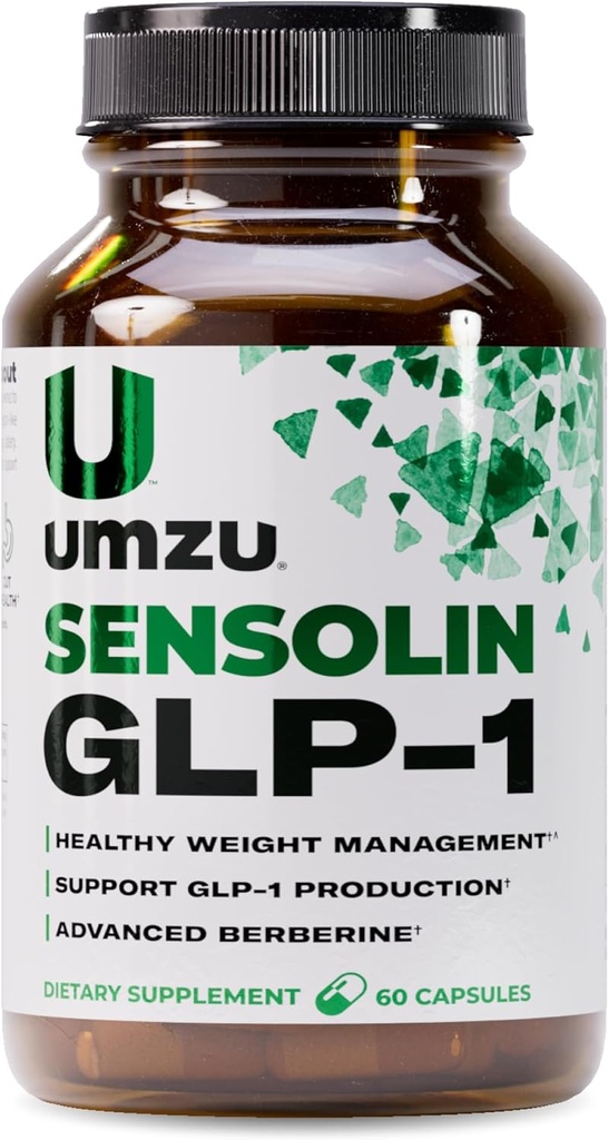 UMZU Sensolin GLP-1 Destek Supplement – 30 Gün Supply – Dihidrberine, Ceylon Cinnamon, Chromium & Biotin – Destekler Metabolik Fonksiyonlar, Focus & Energy Balance Balance Balance