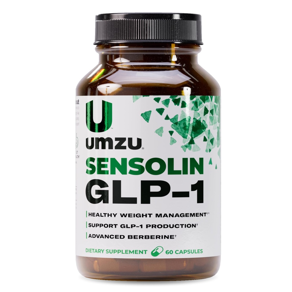 UMZU Sensolin GLP-1 Destek Supplement – 30 Gün Supply – Dihidrberine, Ceylon Cinnamon, Chromium & Biotin – Destekler Metabolik Fonksiyonlar, Focus & Energy Balance Balance Balance