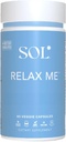 Relax Me - Natural Calming Relief for Stress, Tension, & Worry - 15x Περισσότερα Αποτελεσματική - Υποστήριξη Mood, Relax The Mind & Body - Συμπληρώματα για Ενήλικες - Μη-Νύχτα - 60 κάψουλες χορτοφάγων