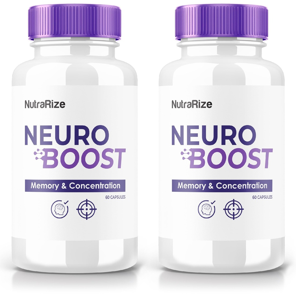 (2 Pack) Neuro Boost – Focus, Alertness ve Günlük Sharpness için Temiz Bir Formula ile Premium Capsules | Günlük Destek için Kolay Çekilme (120 Capsules)