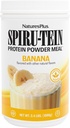 NaturesPlus SPIRU-TEIN Shake - Banana Flavor - 2.4 lbs, Spirulina Protein Powder - Plant Based Meal Replacement, Vitamins & Minerals For Energy - Vegetarian, Gluten-Free - 32 Servings