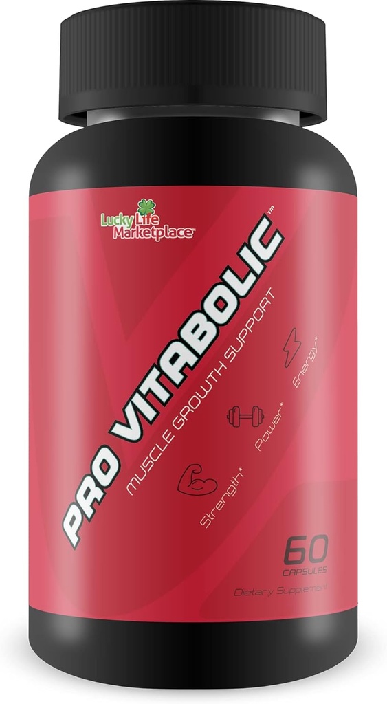 Pro Vitabolic - Υποστήριξη της μυϊκής ανάπτυξης - Ενίσχυση της δύναμης, της δύναμης, της σταμίνας, & της ενέργειας - Εκρηκτική αντλία μυών για μεγάλα κέρδη - Βοήθεια Οξυγόνο & Θρεπτικό Παράδοση στους μυς - L-αργινίνη & L-Κιτρουλίνη