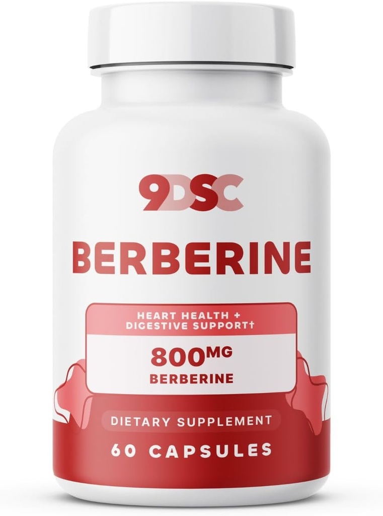 9DSC Berberine Supplement 800 mg - 60 Capsules