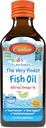 Carlson - Kid's The Very Finest Fish Oil, 800 mg Omega-3s, Νορβηγικά, Με Βιώσιμη προέλευση, Πορτοκαλί, 200 mL