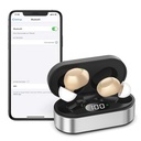 Isıtmalı İşitme Yardımları Yaşlılar için - 16 Kanallar Bluetooth Aids - Gürültü Azaltılması ile Kulak için Görünmez Dijital İşitme Cihazları, Enabled Calls on iOS Android Music Music