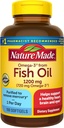 Nature Made Fish Oil Omega 3 Supplements, Omega 3 Fish Oil as Ethyl Esters 1200 mg Softgels, EPA DHA Supplement for Health Heart, Brain, Eye Support, One Per Day, 100 Softgels