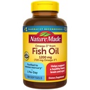 Nature Made Fish Oil Omega 3 Supplements, Omega 3 Fish Oil as Ethyl Esters 1200 mg Softgels, EPA DHA Supplement for Health Heart, Brain, Eye Support, One Per Day, 100 Softgels