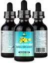 Udelio's Herbal Mullein Leaf Extract - Βιολογικό & Αλκοόλ-ελεύθερο Βάμμα για την αναπνευστική, πνεύμονα, τον ύπνο και την πνεύμονα Υποστήριξη - Non-GMO, Vegan - 4 fl. Oz για την ανοσοποιητική υγεία & Lung Detox