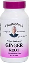 Αρχικές κάψουλες Ginger του Christopher, φυσική υποστήριξη ρίζας Ginger, 100 Veg Caps
