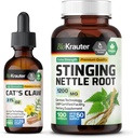BIO KRAUTER Cats Claw Tincture 2 Fl. Oz. & Sting Nettle 100 Capsules