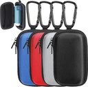Woanger 4 Apples İşitme Aid Case Hard Asthma Inhaler Sahibi Seyahat İşitme Yardımı Vaka Earbud Portatif Hologramı Inhaler için Meden Çiçeği Getiriyor