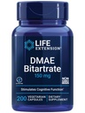 Life Extension DMAE Bitartrate, Supports nörotransmitter Production, 6Month Supply, Gluten-Free, Non-GMO, Vegetarian, 200 Capsules