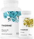 THORNE - Temel Vitaminler Grafik: C & D-5000 Kompleksi - Immune, Bone Health ve Energy Support - 60 to 90 Servisler