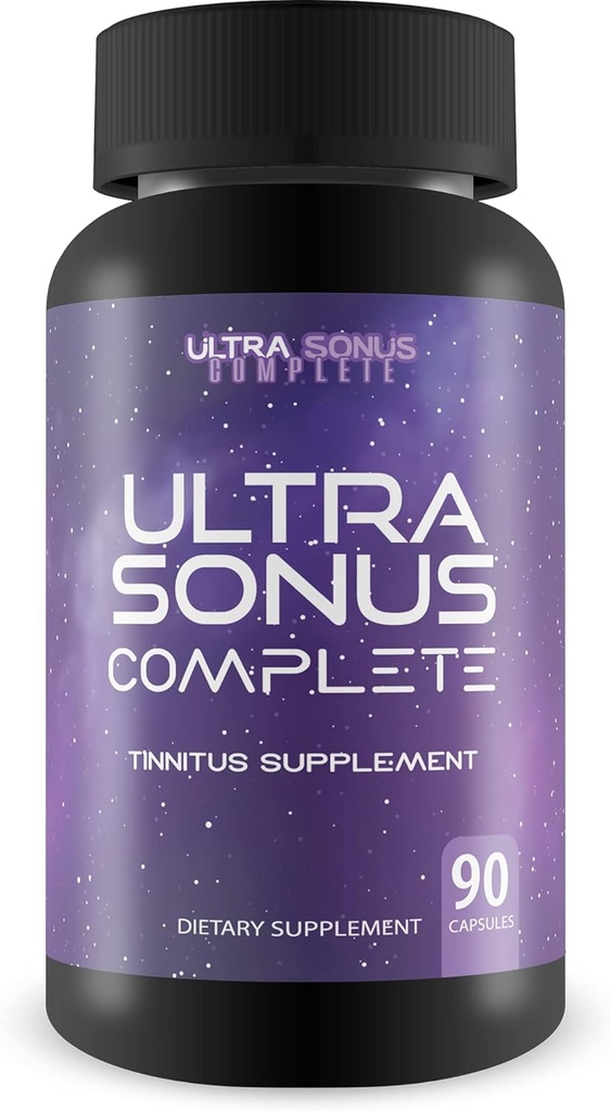 Tinnitus Supplement - Turmeric Vitamin C Max Formula - Destek Bu Doğal Herbal Formula (90 Capsules) ile Azaltıldı