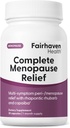 Fairhaven Health Complete Menopause Relief | Nonhormonal Menopause Supplement for Women | Relief from Hot Flashes, Night Sweats and Mood Swings | Gluten, Dairy, Soy Free | Non-GMO | 30 Capsules