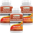 En İyi Doğallar, Fast Acting Lactase Enzyme, 3000COM ALU, 180 Tablet (180 Kont)
