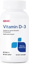 GNC Vitamin D-3 25mcg, Sağlıklı Dişler ve Kemikleri Destekler, 180 Tablet