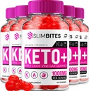 Slim Bites ACV Gummies Supplement - Slimbites Keto + ACV Gummies Apple Cider Vinegar 1000MG, Slim Bites Keto Gummies Yorumlar, B12 (5 Pack - 300 Gummies)