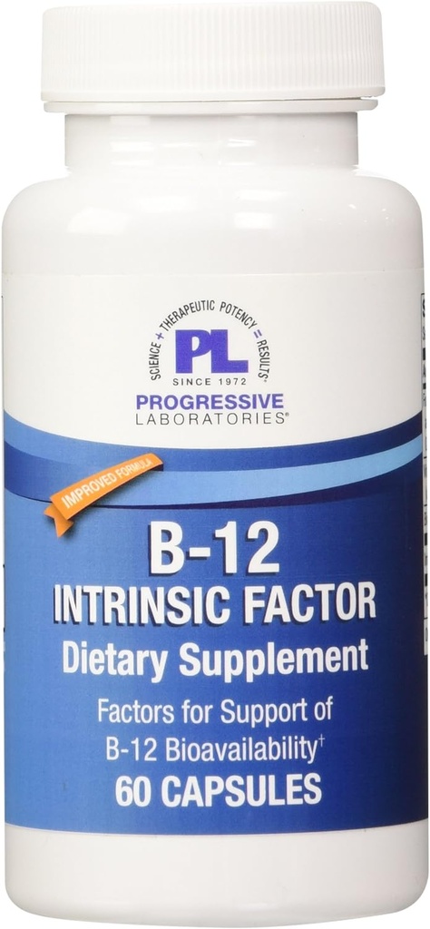 Progresif Laboratuvarlar B-12 Intrinsic Factor Supplement, 60 Count