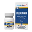 Superior Source Melatonin 10 mg - Yetişkinler için Sağlıklı Uyku Desteği Tamam - Chamomile Aids Relaxation & Restful Sleep - 100 Sublingual Discrypt Tabletleri