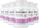 Neotonics Skin ve Gut Painmies - 100% Doğal Probiyotik Gummies, Digestive Health & Skin Health, Daily Probiyotiks For Women & Men - Apple Flavor, 30 Gummies, 6 Ay Supply