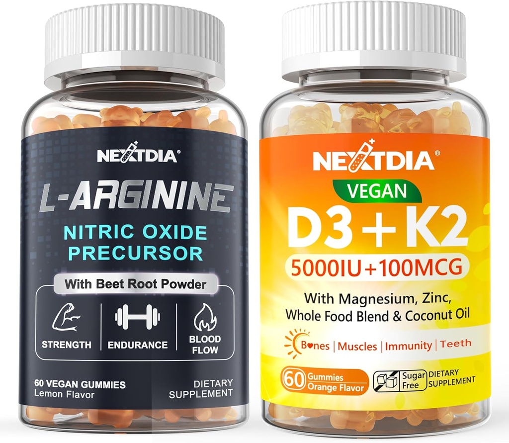 D3 Vitamin K2 + L Arginine Gummies