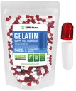 XPRS Nutra Μέγεθος 1 Κενές κάψουλες - 500 Count Empty Gelatin Κάψουλες - Χάπια DIY Καψάκιο πλήρωσης - Αγνά καπάκια τζελ για τα χάπια Bovine Gel Do-It-Yourself Συμπληρώματα (Καθαρό κόκκινο/λευκό)