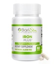 BariSlim Iron Plus Capsules - Kilo kaybı cerrahisi Gaztrik Bypass & Gastrik Kolları - Easy Digestion & Comprehensive Health Support | 2 Ay Supply (60 Hizmet)