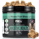 Pet Chef Probiotic Treats for Cats Digestive & Gut Health Support for Indoor Cats, Coat Softening Blend, Helps Reduce Diarrhea - Suitable for All Breeds