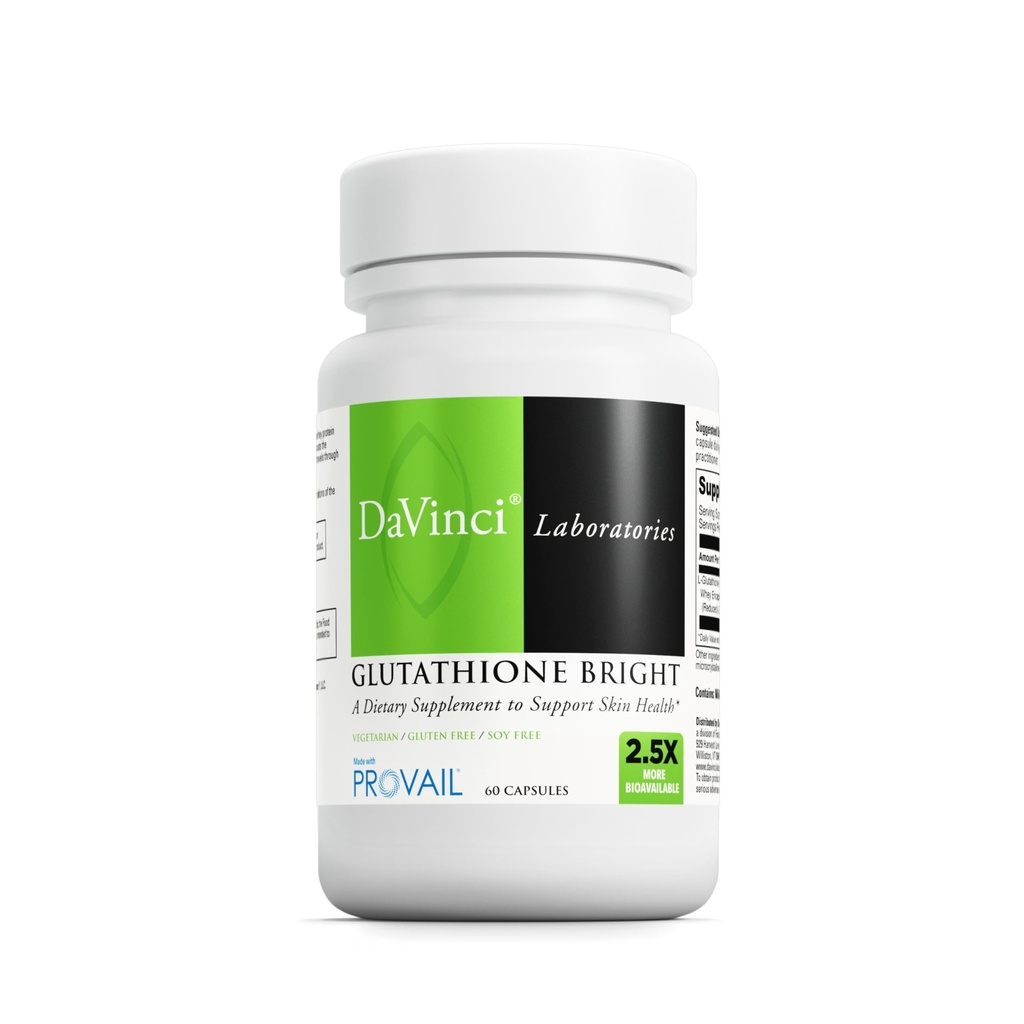 Εργαστήρια DAVINCI - Glutathione Φωτεινή - 60 κάψουλες
