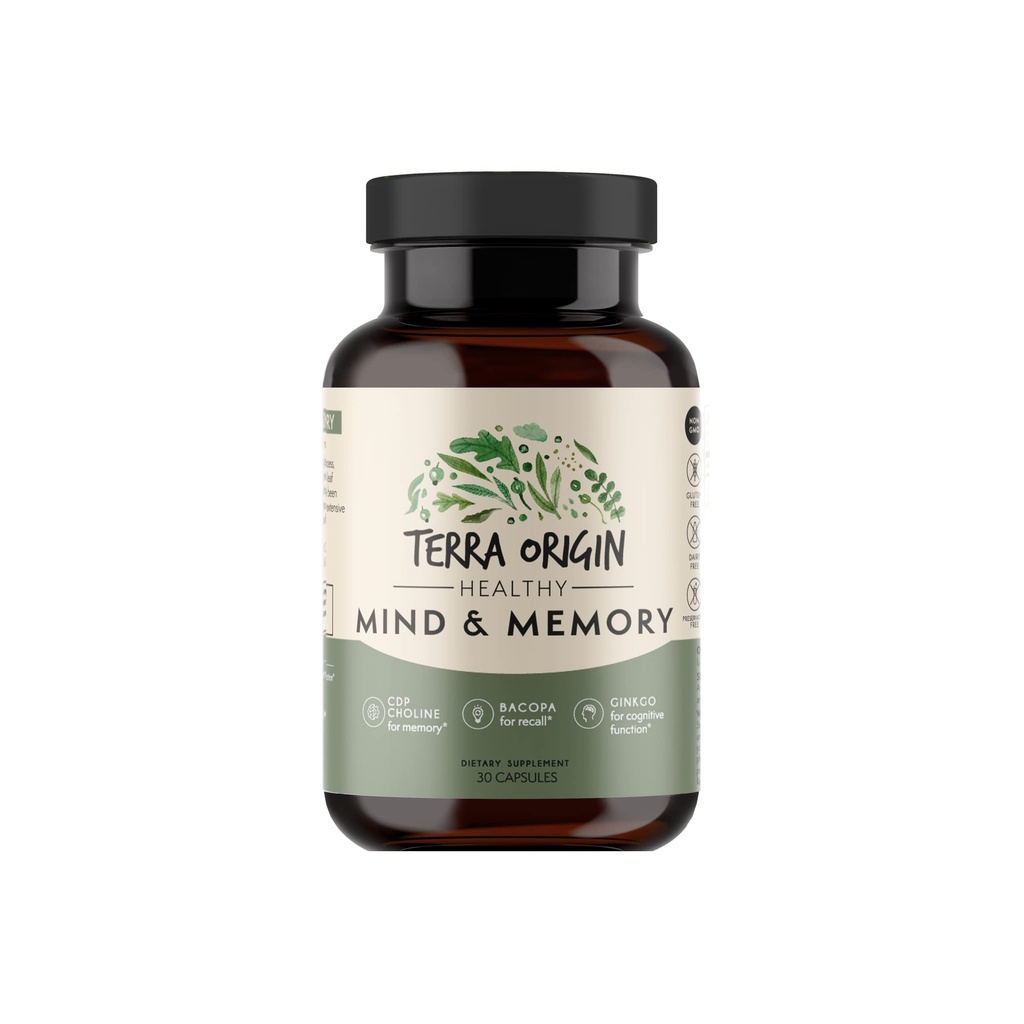 TERRA Origin Healthy Mind and Memory Support Supplement 