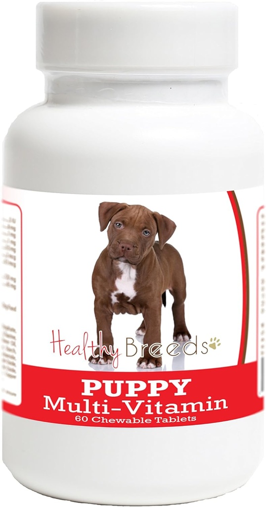 Sağlıklı Breeds Pit Bull Puppy Dog Multivitamin Tablet 60 Kont