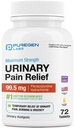 Puregen Labs Urinary Pain Relief | Phenazopyridine HCl 99.5mg Tablets | Maximum Strength OTC for Fast Relief of UTI Pain, Burning and Bladder discomfort – 72 Count Tablets