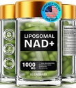Liposomal NAD Women Resveratrol NAD + Tamam w/Berberine, Quercetin, Noni | Boosts NAD Anti-Aging, Bravfin Support, Gut Heath - 60 Capsules